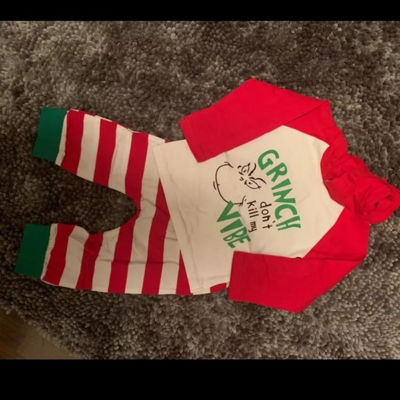 Grinch longsleeve hoodie with matching pants - Picture 4 of 4